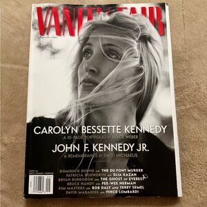 Vanity Fair Magazine with Red and Black Cover